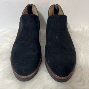 Dr Scholls Be Free Energy Technology Black Faux Suede Casual Ankle Boots 7.5